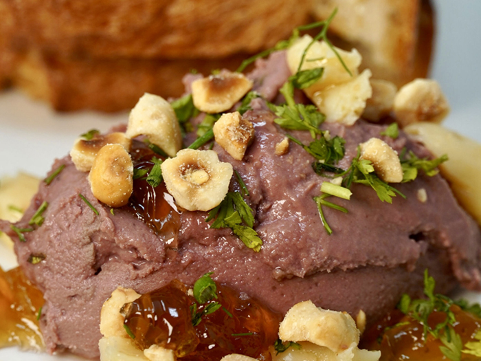 SS dinner chicken liver mousse