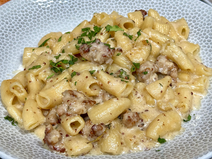SS dinner rigatoni