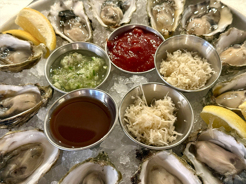 SS hapoy hour oysters on the half shell